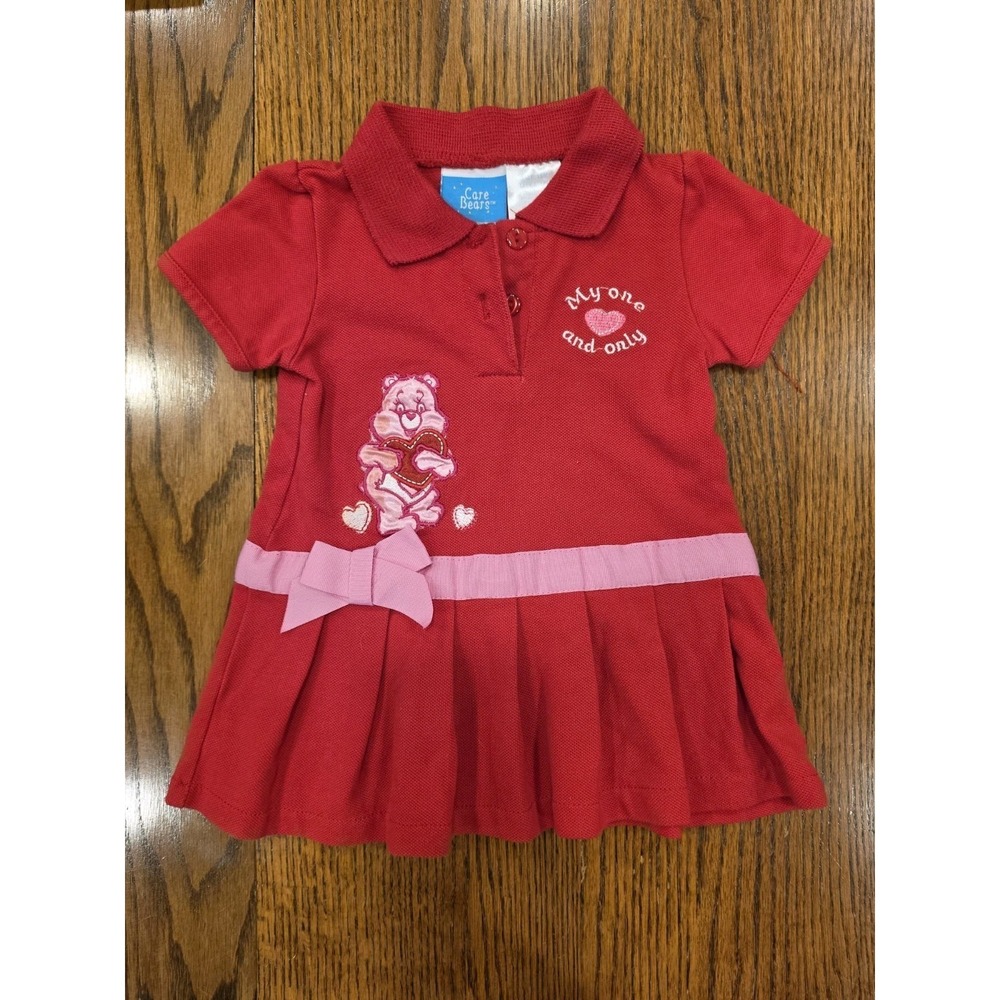 Vintage Care Bears Polo Dress 18 Months